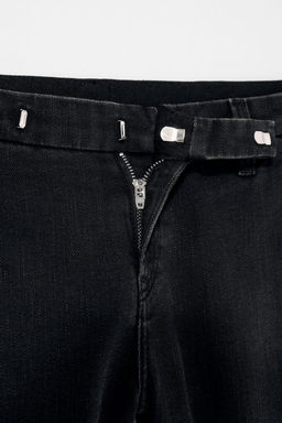 KATE MOSS X ZARA LOW-RISE FLARE JEANS фото 4