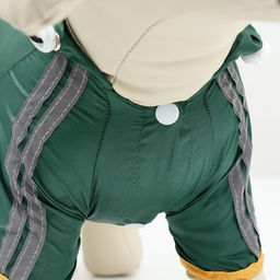 Комбинезон для собак, демисезонный, размер M (ДС 25-27, Ог 35-37, ОШ 27-29 см), зелёный - Simaland фото 10