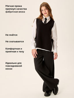 Жилет 9ш73626 черный - Nikastyle фото 7