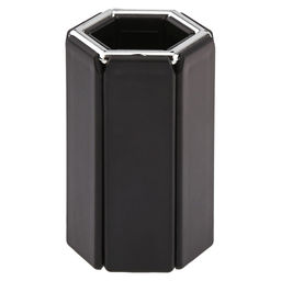 Подставка под горячее пластик/металл Компакт д19,2см h0,8см, складная, р-р в сложенном виде 4,5х5х8см, цвет - черный, в коробке (Китай) - Домашняя мода фото 3