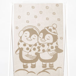 Полотенце махровое 6с102.511ж2 Пингвики(лен3) 67х150см