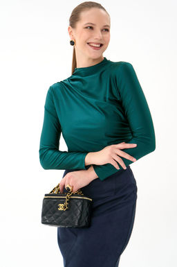 Лонгслив Нора (изумрудный) - Эльза фото 10