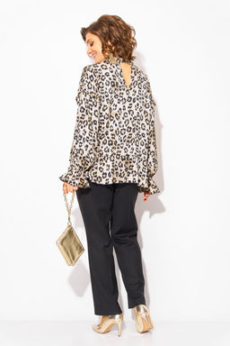 Блуза Liliana 1489 леопард