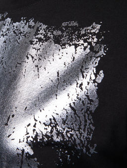 VILATTE / Футболка из премиального хлопка с принтом фольгой  фото 2