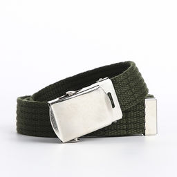 Ремень детский, ширина 2,5 см, пряжка зажим, цвет хаки