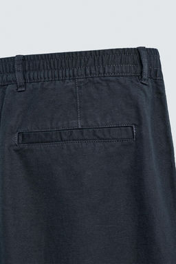 PANTAL?N FLUIDO STRAIGHT FIT / Marino - Zara фото 10