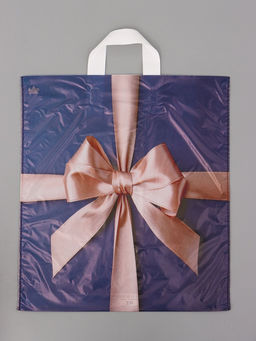 Цена за 50 шт. Пакет подарочный Бант Мокко 42 х 38 см 37 мкм