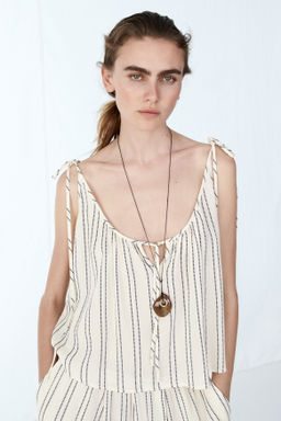 Top oversize con tirantes de lazo - H&m фото 5
