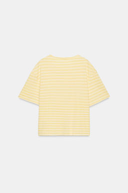CAMISETA MANGA CORTA RAYAS / Amarillo - Zara фото 13
