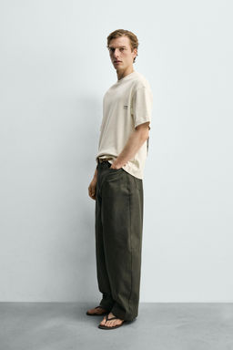 SUDADERA INTERLOCK ESTAMPADO FOTOGR?FICO / Beige - Zara фото 4