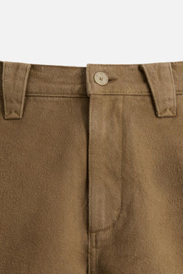 TEXTURED REGULAR FIT BERMUDA SHORTS - Zara фото 9