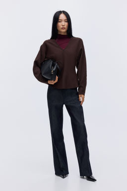 Top de punto con escote en V - H&m фото 10