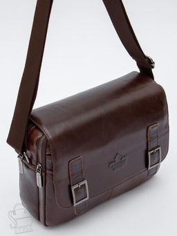 Портфель мужской кожаный 6997-1Z coffee Zinimsk