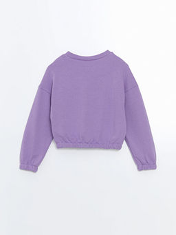 Bisiklet Yaka K?z ?ocuk Kal?n Sweatshirt - Waikiki фото 3