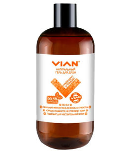 Натуральный гель для душа "ГРЕЙПФРУТ И ТИМЬЯН" VIAN, 300 г