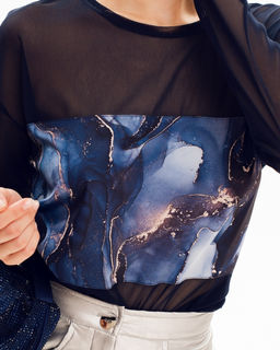 Лонгслив из сетки - Sahar art lab фото 3