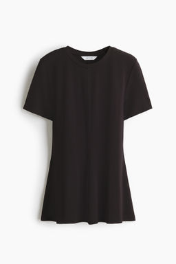 Top interlock con peplum - H&m фото 2