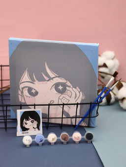 Картина по номерам на подрамнике Draw Me! Everythings ok, (20*20 см)