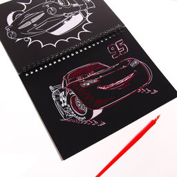 Набор для творчества с заданиями Гравюры. Тачки, 8 гравюр, Дисней - Disney фото 3