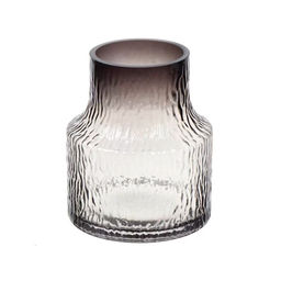 Ваза стекло настольная 20 см Y6-6368 графит (426368) /DANIKS/