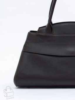 Сумка женская кожаная 3380-2QP d.coffee Polina&Eiterou в Новосибирске