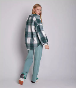 Рубашка #КТ168-2, зеленый - Dommod фото 4