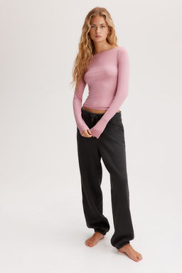 2-pack ribbed boat-neck tops - H&m фото 2