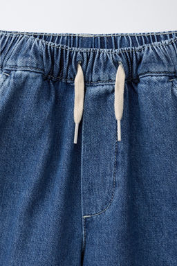 BERMUDA DENIM FLUIDA / Azul medio - Zara фото 3