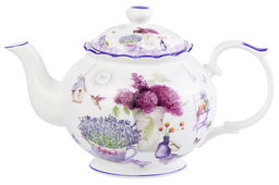 Чайник 1 л 24*14*15 см Лаванда NEW BONE CHINA