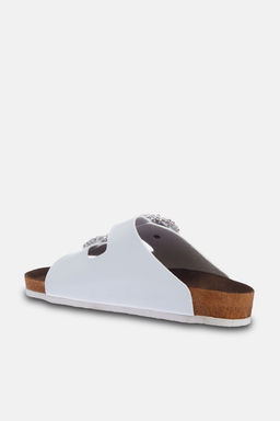 Trendyol Shoes Vizon Tas Aksesuar Detayl? Cift Tokal? Kad?n Terlik TAKSS24TE00002 - Trendyolmilla фото 4