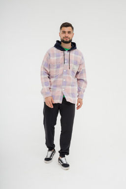 Рубашка утепленная,  толстовка c капюшоном оверсайз - Knitka wear фото 2