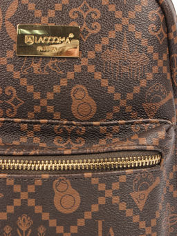 LACCOMA рюкзак АС7302-Россия-шоколад эко кожа хлопок