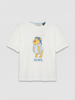 Winnie the Pooh Bask?l? Kad?n Pijama ?st?