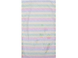 6с104.413ж1 Тюльпан (св.радужка1) Полотенце махровое 81х40см