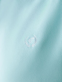 Футболка-поло из фактурного трикотажа - Vilatte фото 3