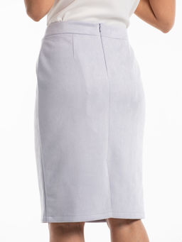 Костюм из трикотажной замши лавандовый - Odis фото 17