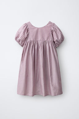 VESTIDO RAYAS CENEFA / Rosado