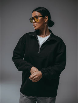 Брамея свитшот женский (черный)