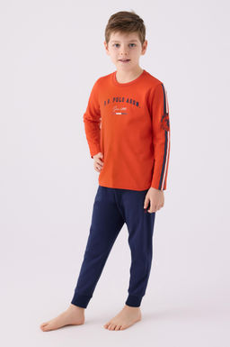 Пижамный комплект с цветком граната для мальчика Неожиданная скидка в корзине