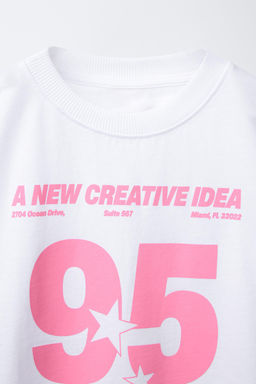 SLOGAN PRINT T-SHIRT - Zara фото 3