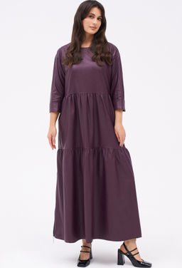 Платье KaVari 1093.1 баклажан  фото 5