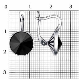 СЕРЬГИ 3468934А - Красная пресня фото 2