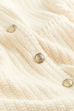 Cardigan corto en punto con textura - H&m фото 9