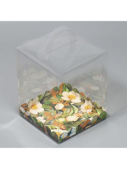 Цена за 5 шт. Коробка кондитерская, сундук, упаковка, «Ты моё счастье», 14×14×18 см