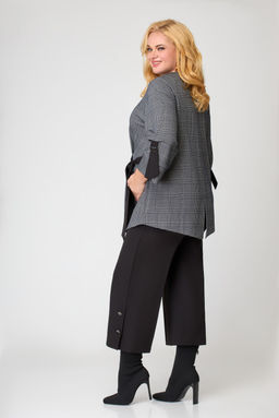 Костюм Svetlana Style 1759 серый+черный