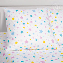 Карусельки 1,5 сп./Пододеяльник: 1 шт. - 215*145; Простыня: 1 шт. - 214*150; Наволочка: 2 шт. - 70*70; Поплин детский - Артпостель фото 3