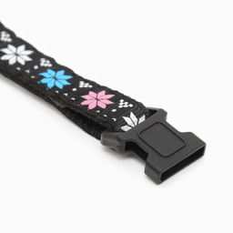 Ошейник двухслойный с фастексом Снежинка, 30 х 1 см, микс цветов - Пижон фото 6