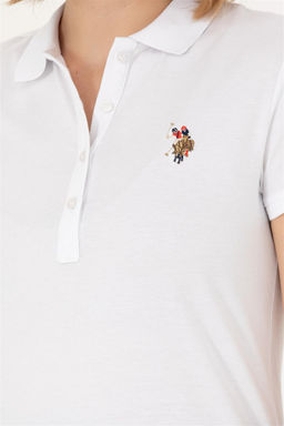 Женская белая футболка Неожиданная скидка в корзине Неожиданная скидка в корзине - U.s. polo assn фото 7