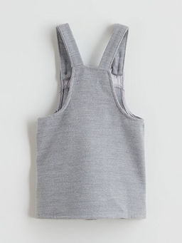 Kalp Detayl? K?z Bebek Salopet Elbise