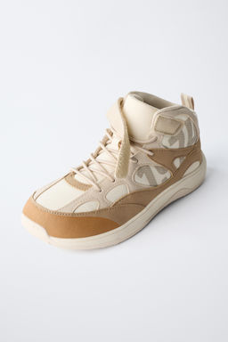 CONTRAST HIGH-TOP SNEAKERS - Zara фото 14